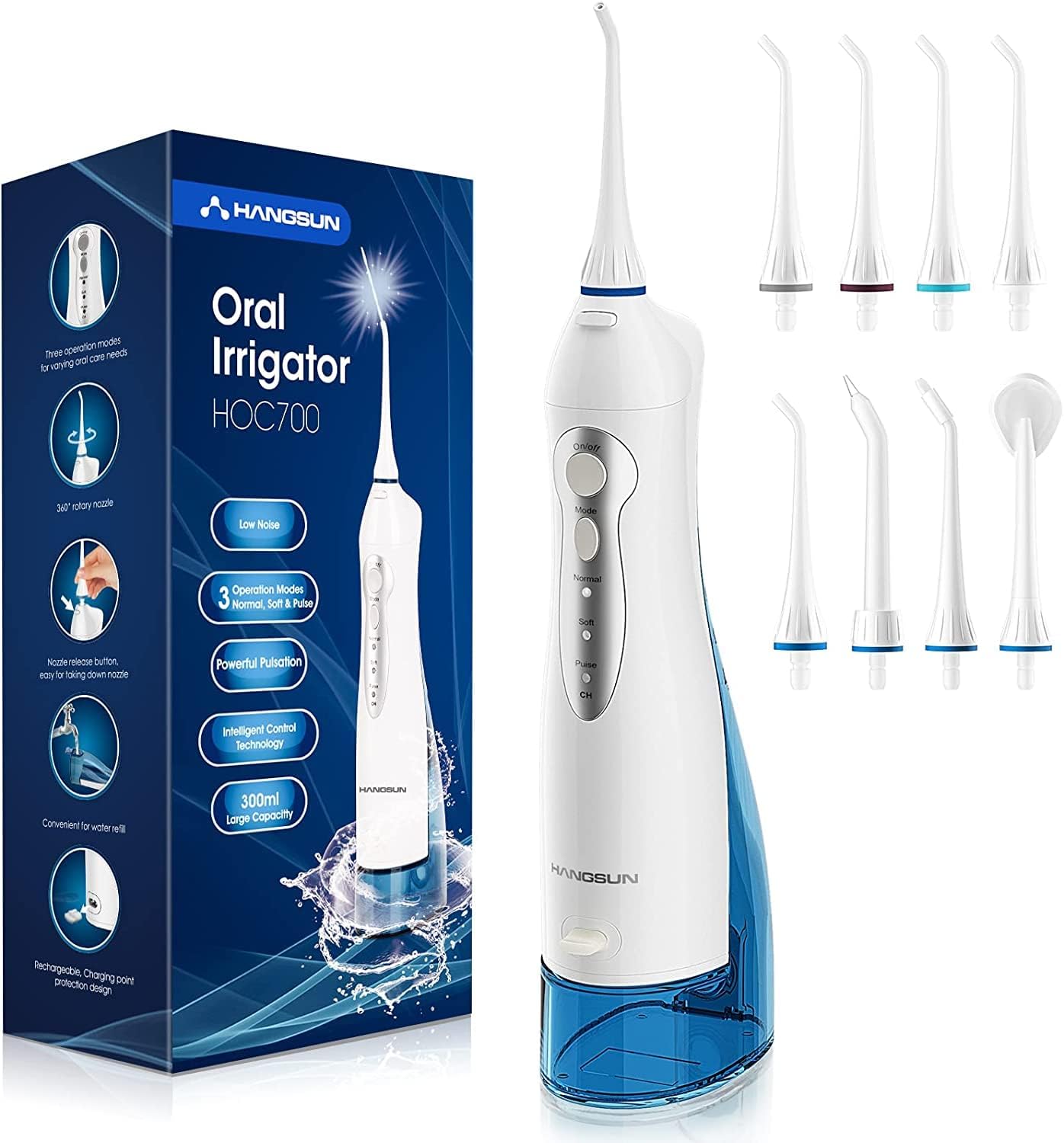 Oral Irrigator USB Rechargeable Water Flosser