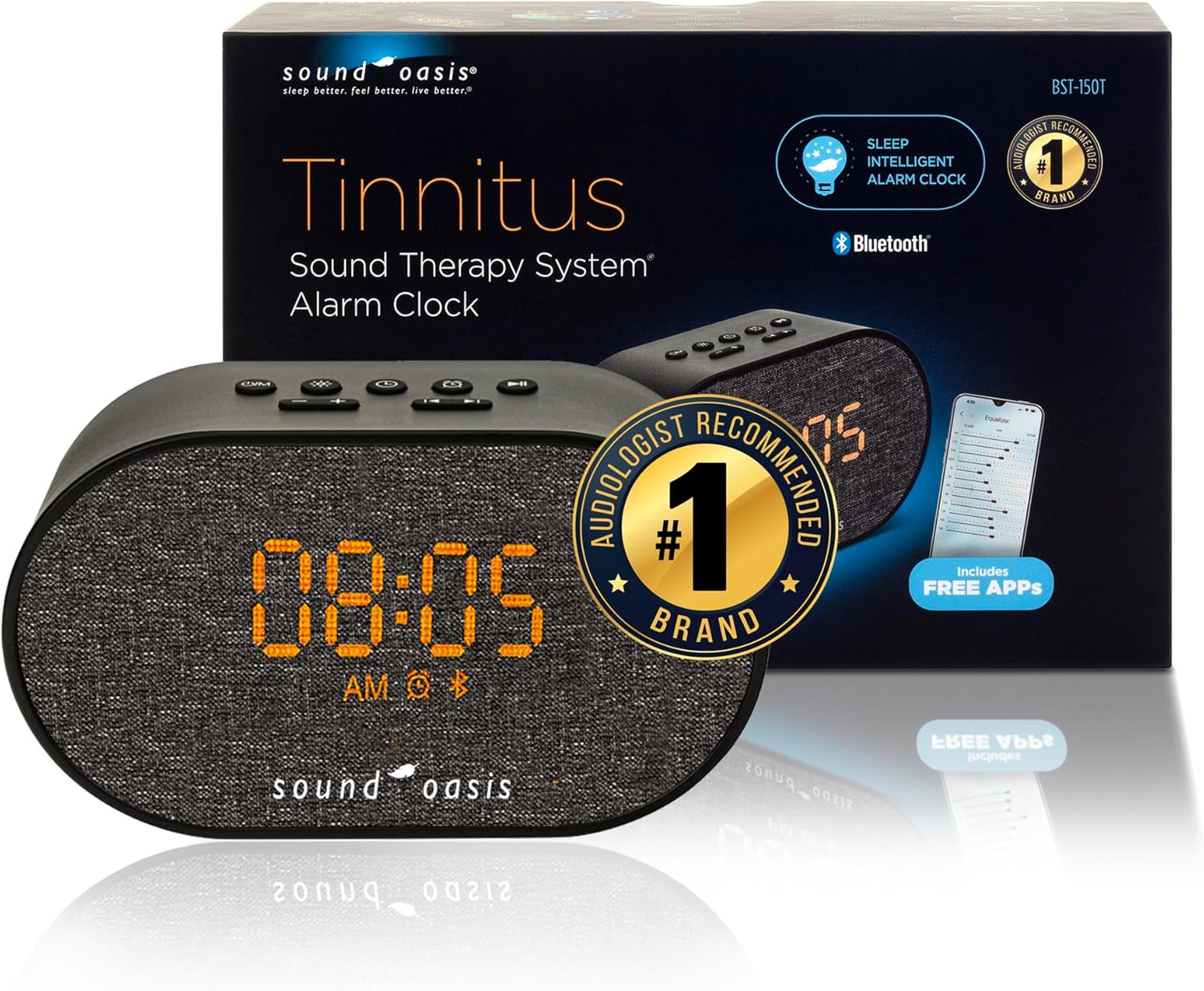 Tinnitus Sound Therapy System Alarm Clock